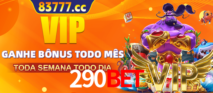 Banner promocional do 290bet oferecendo 100% de recompensas adicionais contínuas para quem fizer o login diário (Daily sign-in), com um mascote de coelho.